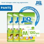 EQ Pants Medium  - 40 pcs x 3 packs  - Diaper Pants