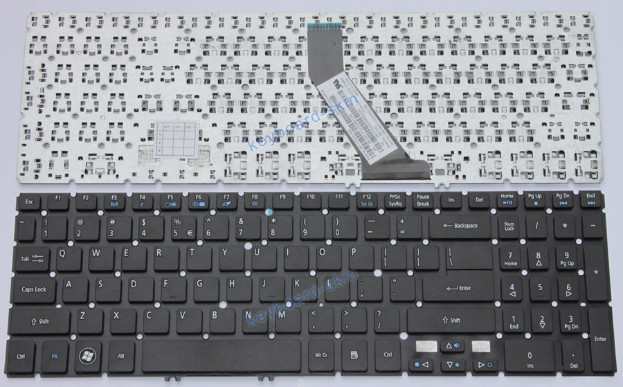 New for Acer Aspire E5-511,E5-511G,E5-551,E5-551G laptop Keyboard Russian RU 