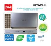 Hitachi 0.6HP Inverter Window Aircon with Wireless Remote Control