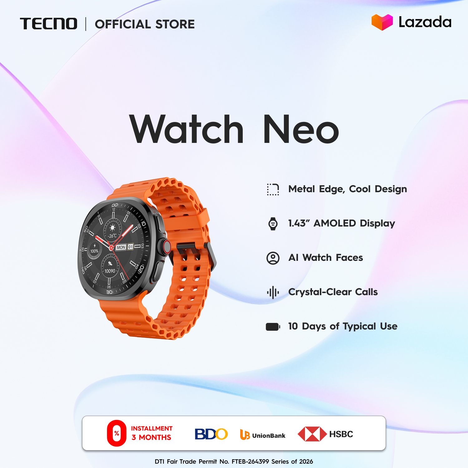 TECNO WATCH NEO