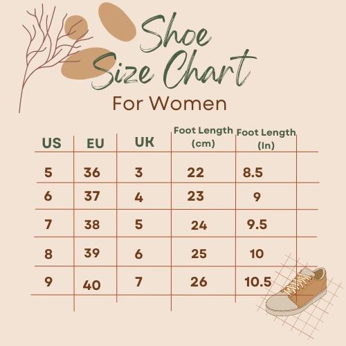Louis Vuitton Size Chart - Women's Shoes