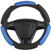 Orig Car Steering Wheel Cover Black+Blue