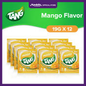 Tang Instant Drink Mix - Mango Flavor 19g with Vitamins and Minerals C, D, and Zinc