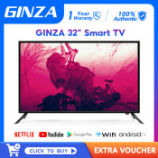 GINZA Smart TV 32" and 40" Flat Screen Smart TVs