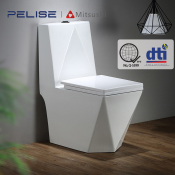 Pelise Ceramic Toilet Bidet Bathroom Set with Automatic Flush