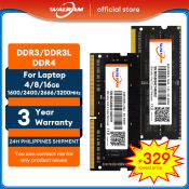 WALRAM DDR4 DDR3 Laptop RAM 8GB 16GB SODIMM Memory