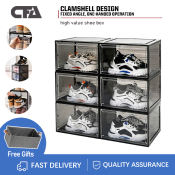 Magnetic Large Shoe Storage Box - Waterproof Sneaker Organizer