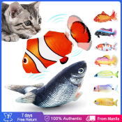 Tiktok Cat Toy - Wagging Fish, USB Charging, Electric