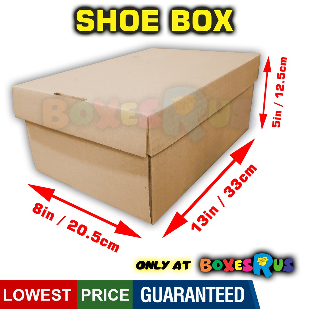 Custom Printed White Standard Dimensions Drop Front Stackable Shoe
