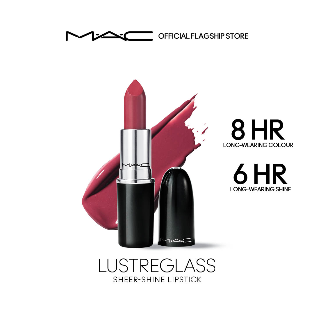 Discount on M·A·C  shoes - SKU: MAC Lustreglass Sheer Shine Lipstick / sheer and shiny long wear finish – Best seller makeup​