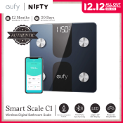 eufy Smart Scale C1: Bluetooth Body Fat Bathroom Scale