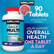 Kirkland Daily Multi | 90 tablets | Exp 12/30/2024