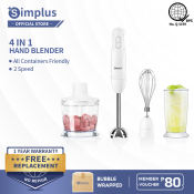 Simplus 4-in-1 Hand Blender - Multi Functional Baby Food Processor