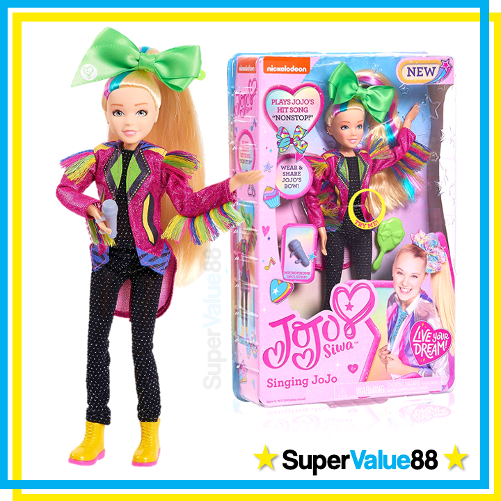 nickelodeon jojo siwa singing non stop fashion doll