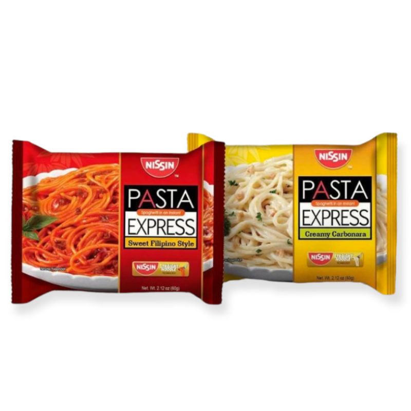 Nissin's Pasta Express Sweet Filipino Style Spaghetti 60 Gm X Pc Nissin