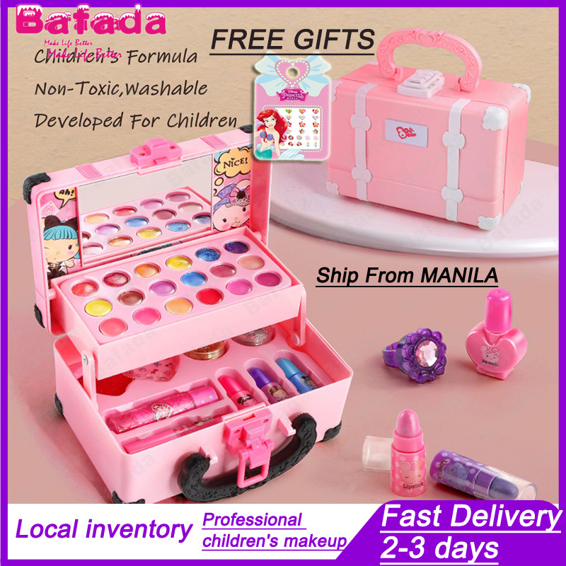 Kids Makeup Set for Girls Lollipop Cosmetic Toy Set Safety Non