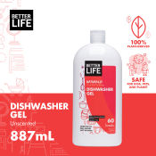 Better Life Dishwasher Gel, All-Natural, Safe for Kids & Pets