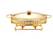 Luxury Gold/Silver Egg Shape Chafing Dish Buffet Warmer