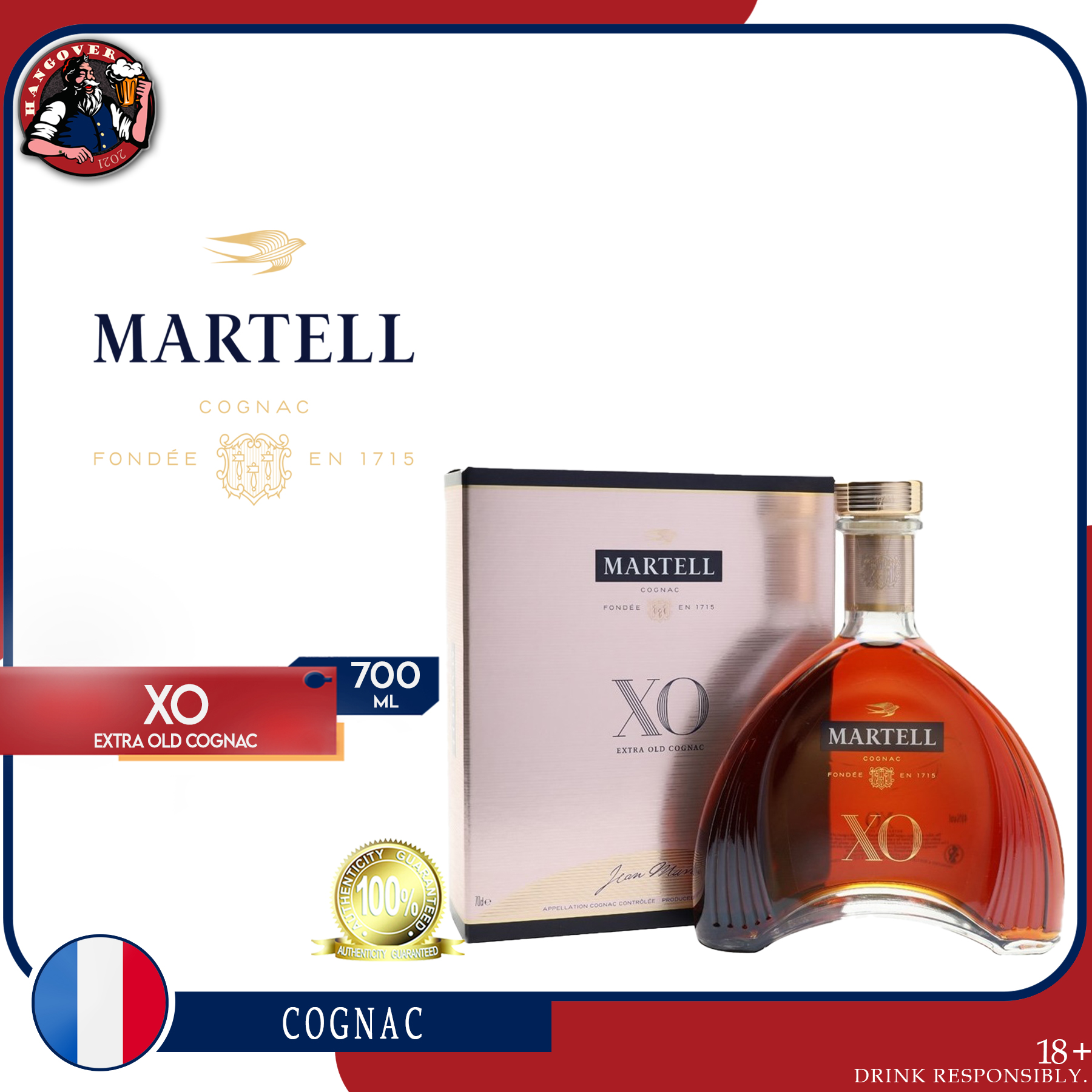 Martell X.O. Extra Old Cognac 700ml | Lazada PH