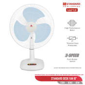 Standard Desk Fan 16"  SDX-16C1