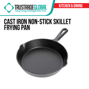 Non-Stick Cast Iron Skillet Set with Free Gifts