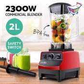 High Power Commercial Blender with Juicer Mixer, 2L Capacity