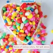 ItemMart 100g Colored Pebbles for Aquarium & Home Decor