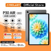 Teclast P30 Air Tablet - 10.1-inch FHD Screen, 4GB