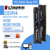 Kingston Hyperx Desktop DDR4 RAM, Various Sizes and Speeds