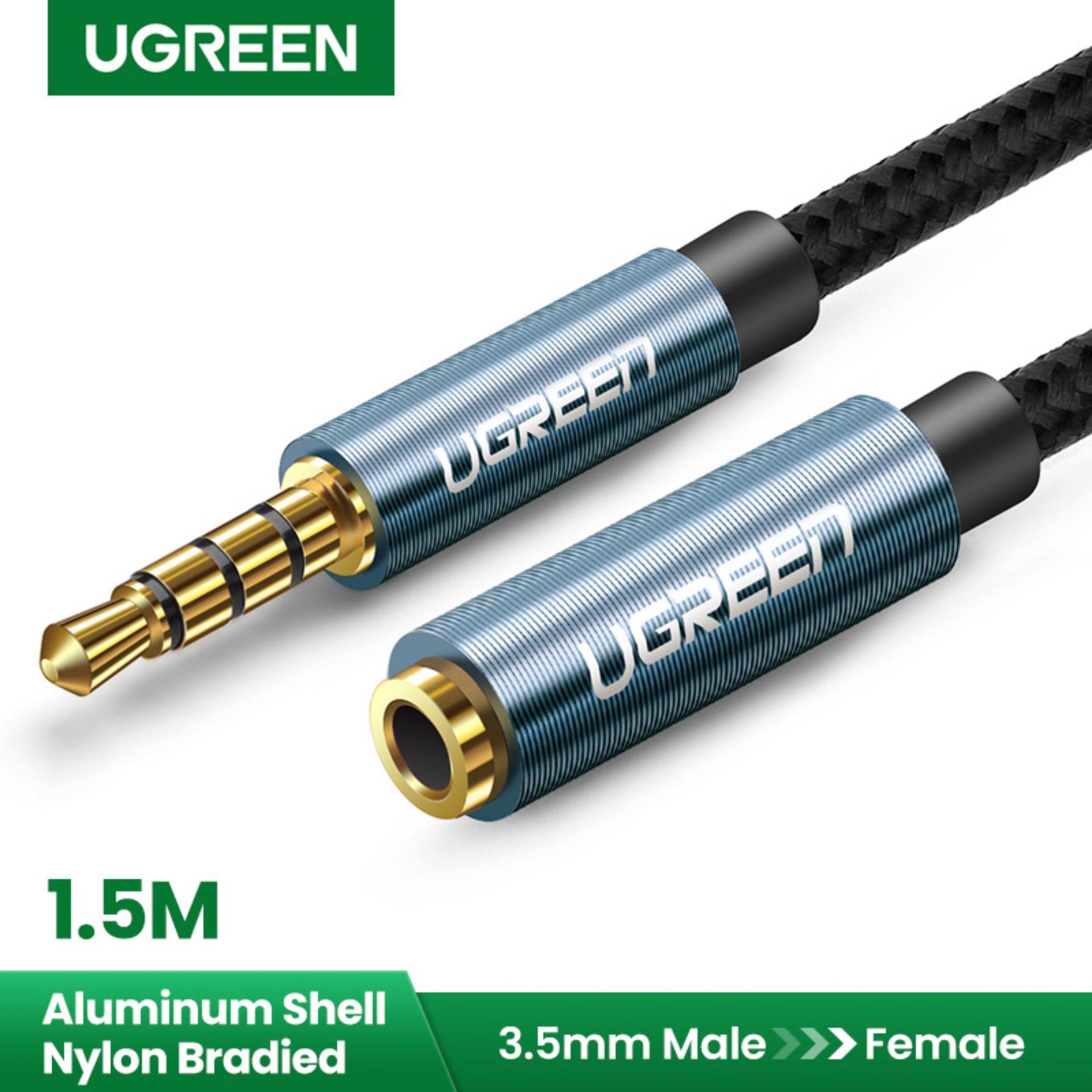 UGREEN 30CM 6.5mm to 3.5mm Headphone 