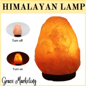 Himalayan Salt Lamp with Dimmer Switch | Pink Crystal