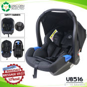 Burbay Unicorn Baby Car Seat Carrier - Lightweight and Safe