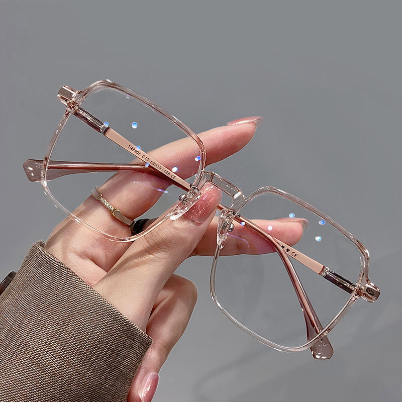 Eyeglasses Anti Radiation Korean Style Women Clear Glasses Oversized Frame