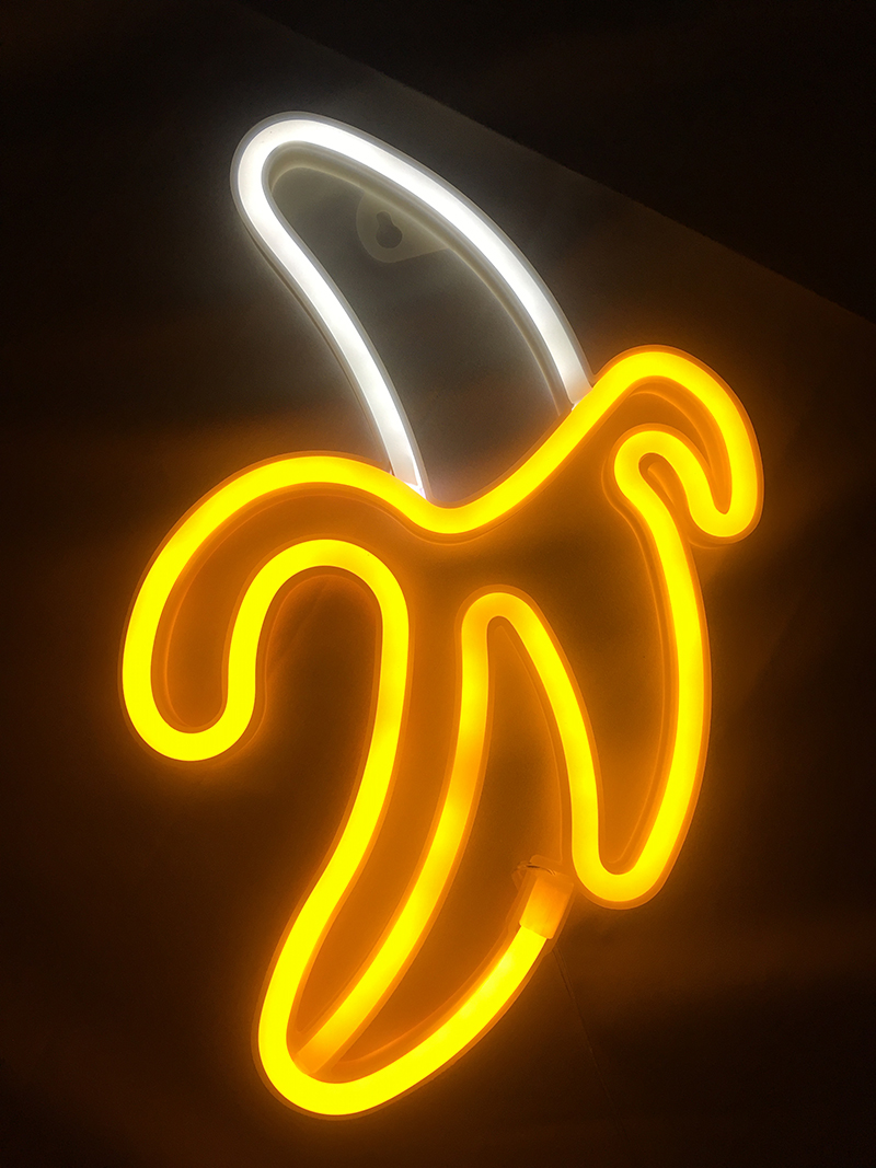 Led Neon Light Banana Neon Led Signs Signboard Bar Decoration Lights