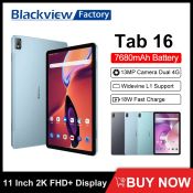 Blackview Tab 16: 11" 2K FHD+ Display, 8GB