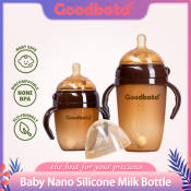 Goodbata Nano Silver Baby Milk Bottles: Antibacterial & Fall-Proof