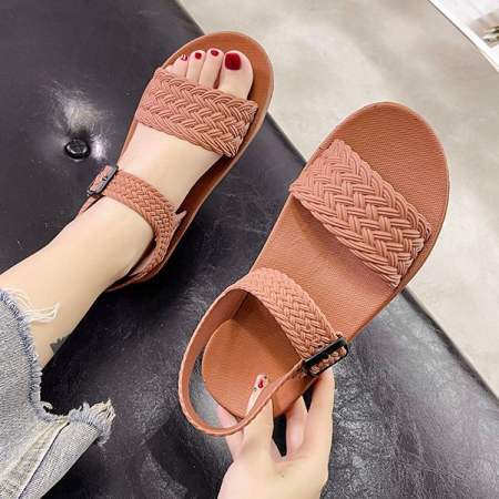 JEIKY. Ladies Summer Flats New York Vintage Sandals #SS72