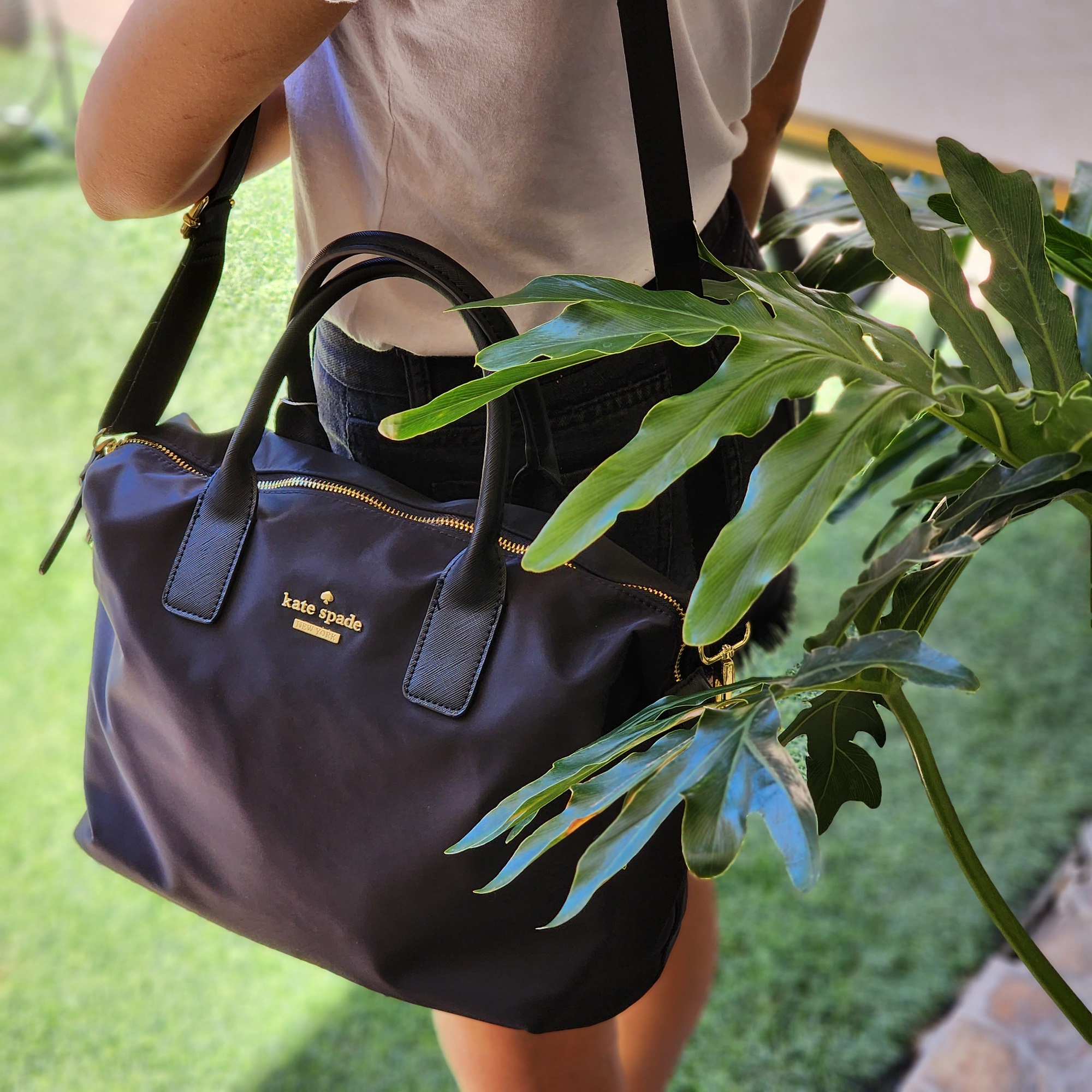 Original Kate Spade Lyla Crossbody Nylon Bag - New Black | Lazada PH