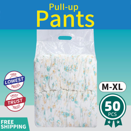 Korean Unisex Baby Pull-up Pants, 50PCS, L-XXXL, 9