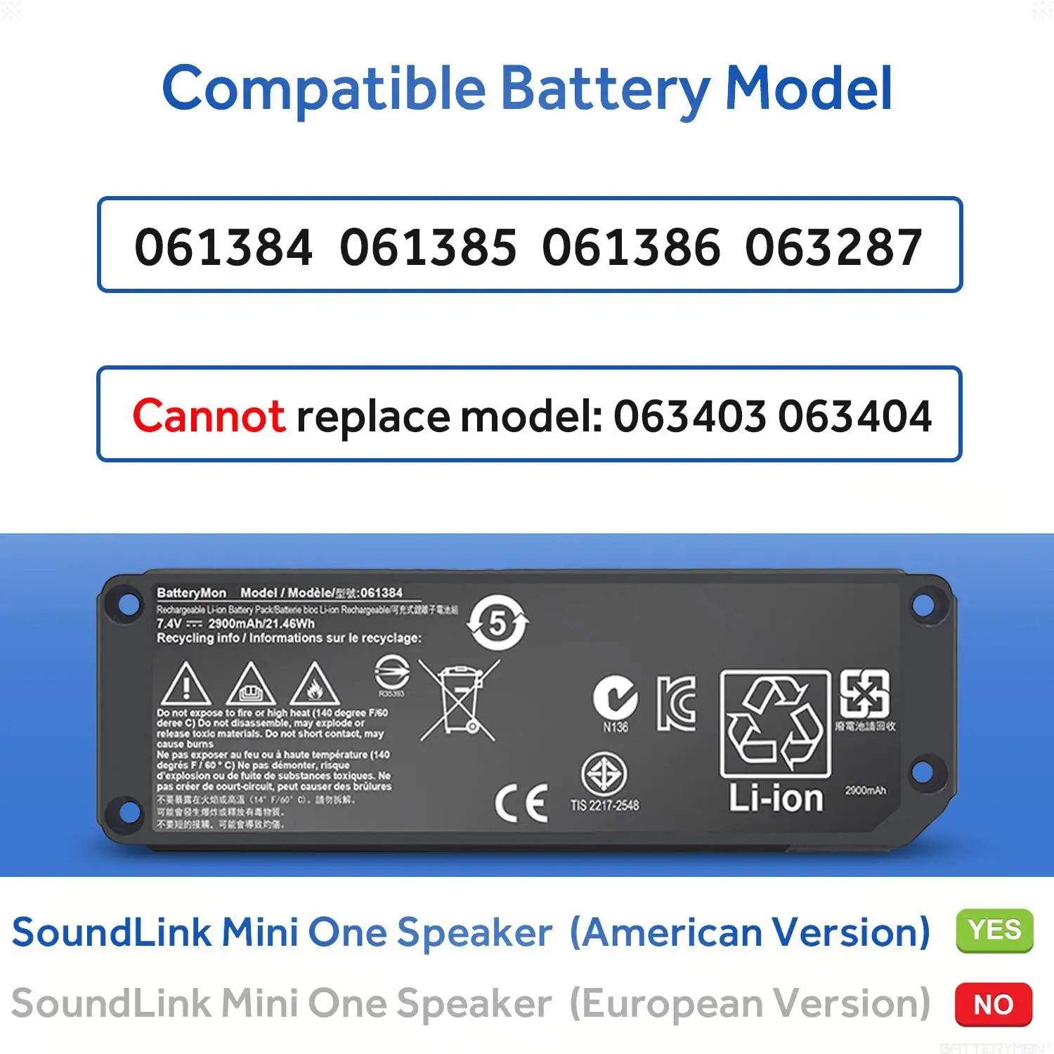 soundlink mini 1 battery