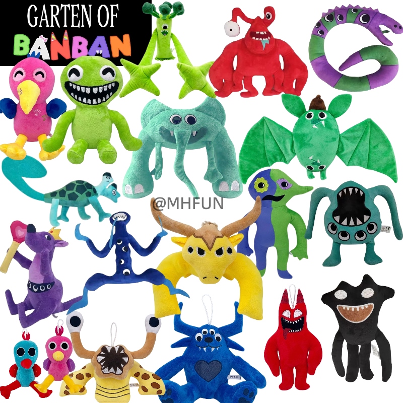 99styles New Garten Of Banban Plush Toy Game Animation Surrounding Garden  Of Banban 1 2 3 4 Plush Doll Birthday kid Gift