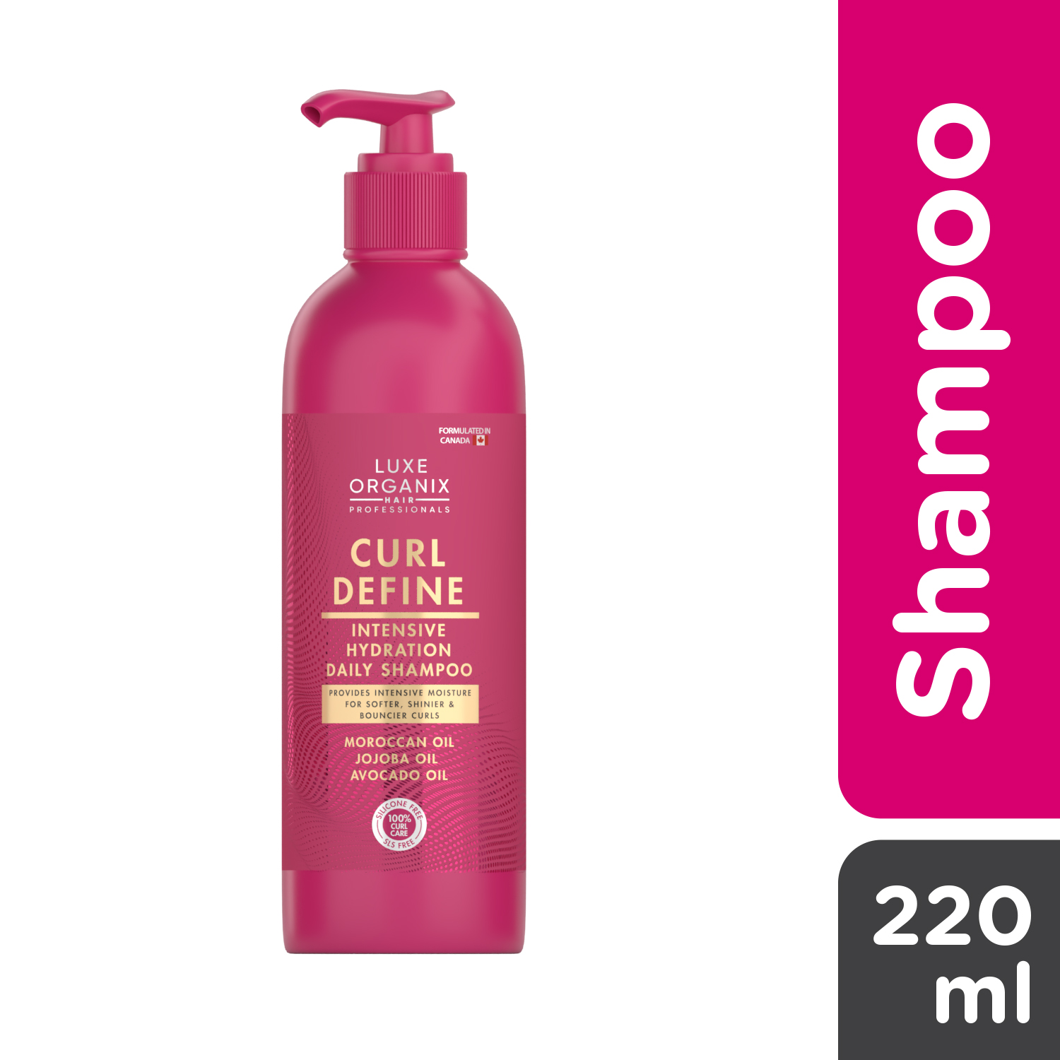 Luxe Organix Curl Define Intensive Hydration Daily Shampoo 220ml