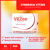 Zynergia Vitzee Sodium Ascorbate 500 mg - 30 Capsules