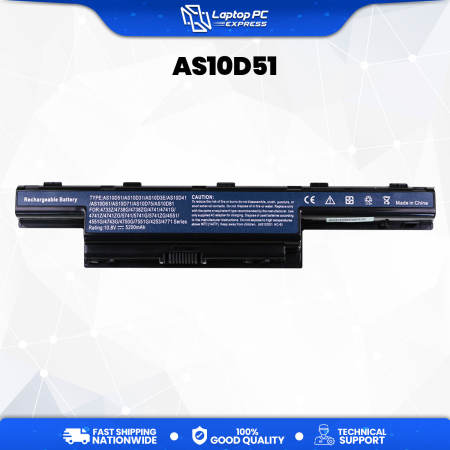 Acer Laptop Battery AS10D51 AS10D3E for Aspire Series