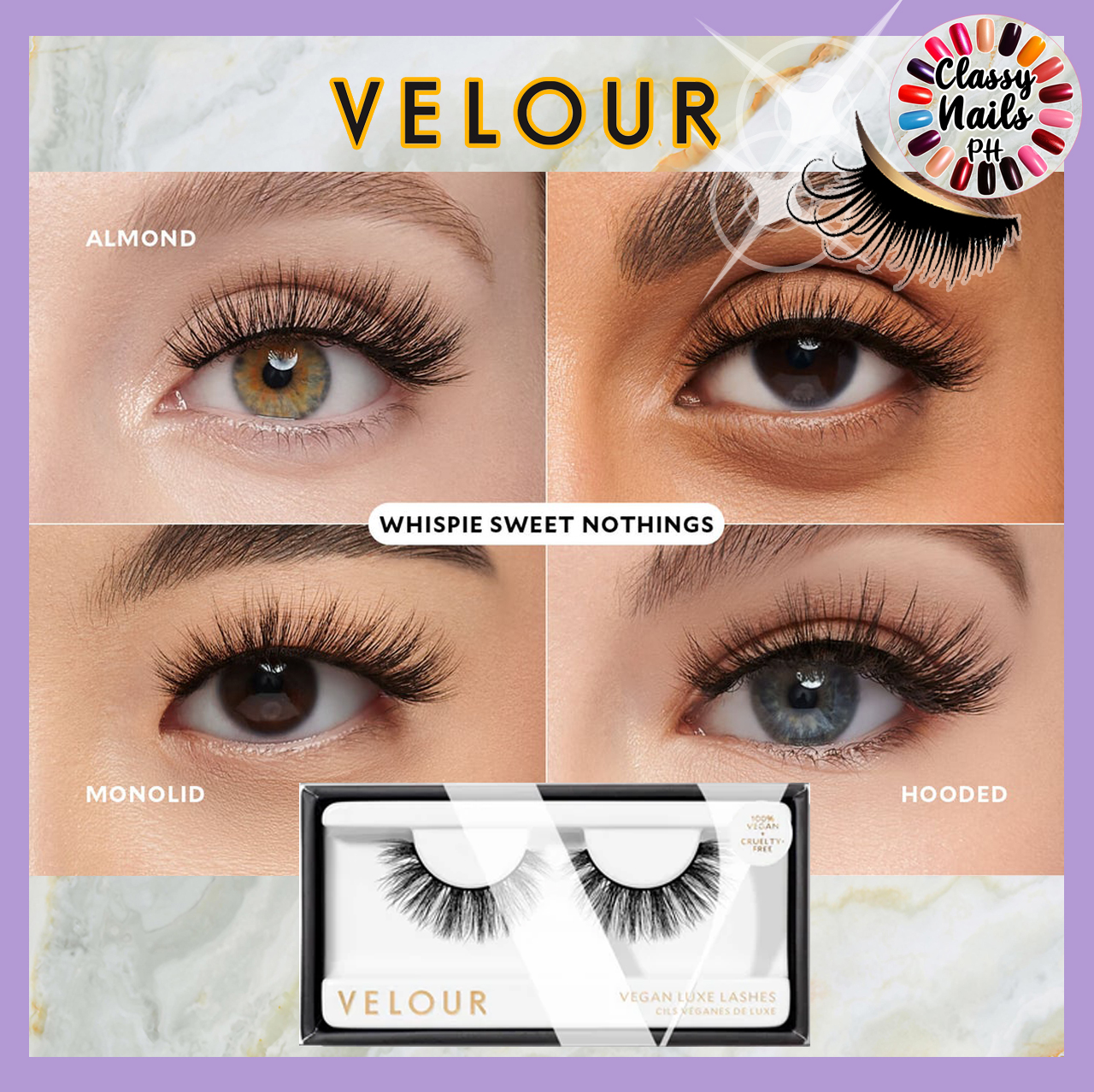 VELOUR LASHES Vegan Mink Luxe Lash Collection Secret Weapon Black