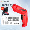 Mitsushi Rechargeable Cordless Drill Drivers Kit with LED Light
