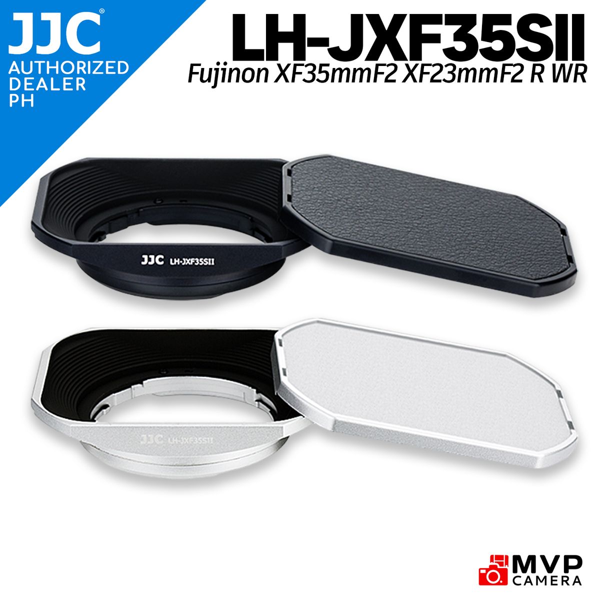 JJC LH-JXF35SII Square Hood for FUJI 35mm F2 R WR 23mm F2 XC