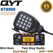 Applicable Qyt mobile radio quad display KT-8900 Dual Band 25W VHF136-174/UHF400-480 MHz Outdoor Wireless Mobile Radio Qyt KT-8900 Vhf Uhf Dual Band Mini Car Radio 25W 200 Channels Two-way Radio