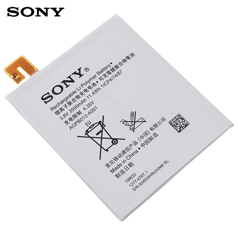 Battery for SONY Xperia T2 Ultra, Model AGPB012-A001, Original Quality and  Capacity (3000mAh) | Lazada PH