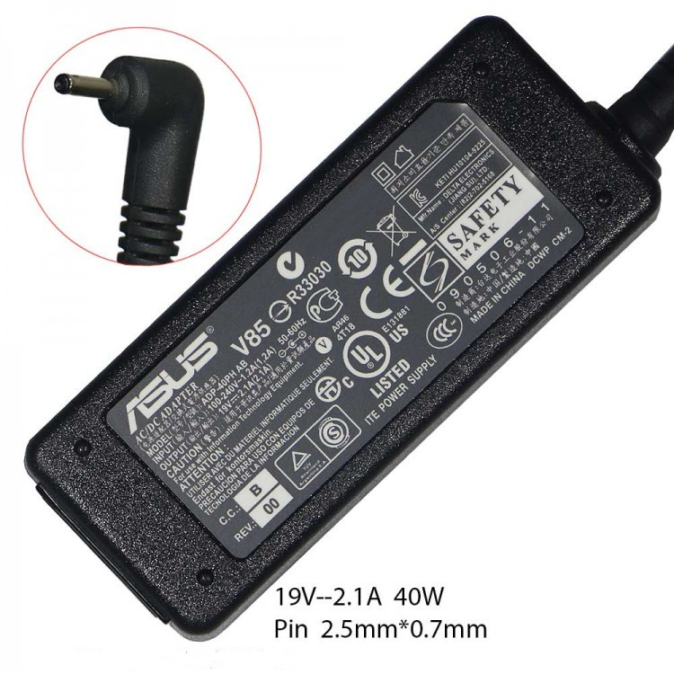 thumbnail interactive-video image 1 of 19V Laptop AC Adapter / Charger For ASUS E510 E510MA E510MA-RS06 Power Supply Cord 1 of 4